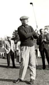 Eisenhower playing golf