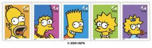 United States Postal Service Department of Philatelic Fulfillment Simpsons stamps
