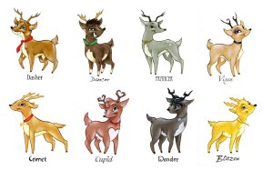 Santa’s reindeer