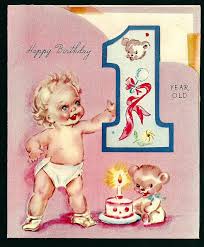 birthday card for a 1 year old