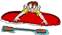 capsized boat