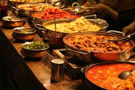 dishes of curry