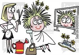 hair stylist cartoon