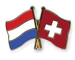 Switzerland and the Netherlands flags