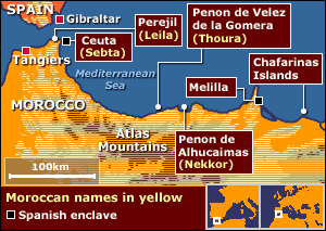 Spanish enclaves in Africa