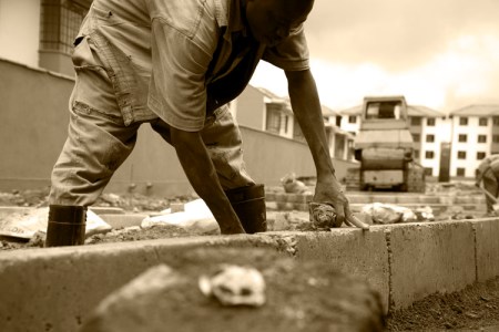 Nairobi city construction Estate under construction in Nairobi city home to five million people