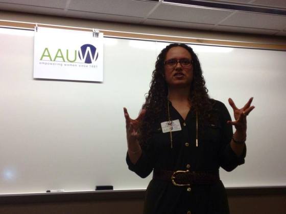 I delivered the keynote at the AAUW's first ever symposium on teaching women's and gender studies in K-12 schools. The symposium was held in St. Louis (photo credit: Holly Kearl).