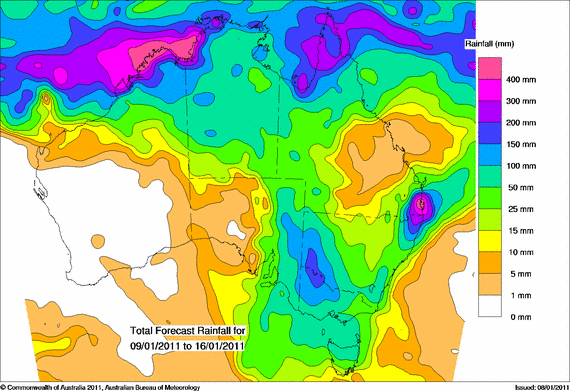 one-week rainfall forecast -- pme1to8
