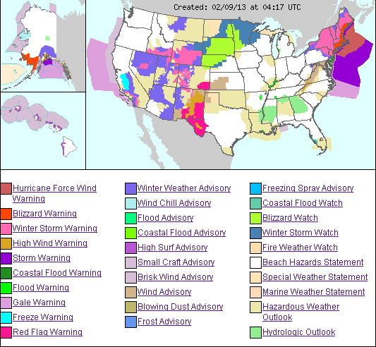 US WHM 2-9-2013