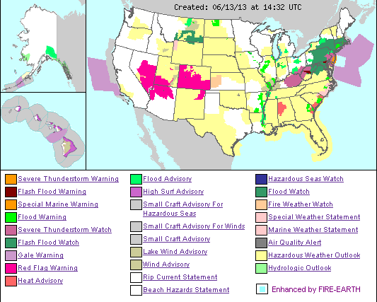 US weather hazmap 13jun13