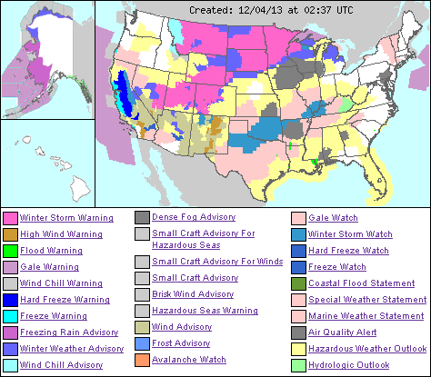 us weather hazmap 4dec2013