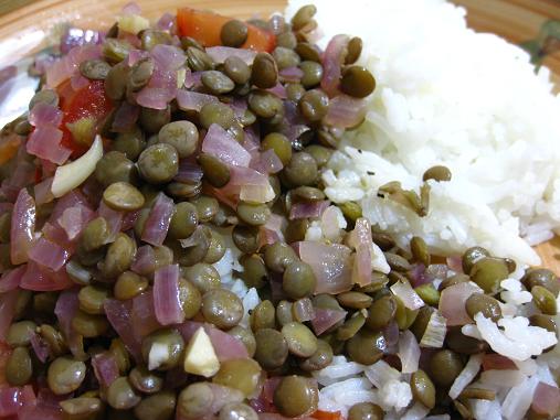 Peruvian-style lentils lentejas
