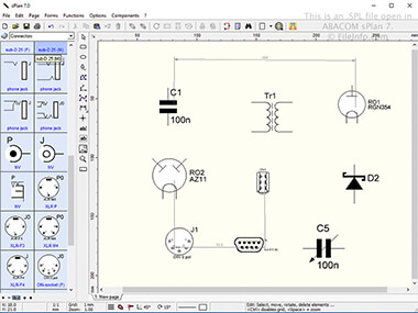 SPL File Screenshot Screenshot of a .spl file in ABACOM sPlan 7.0