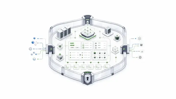 Self-hosted compliance forms infrastructure inside a secure enterprise boundary.