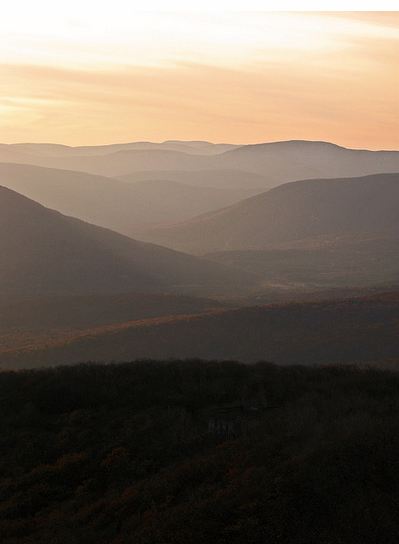 View from Overlook Mountain November 1 2008