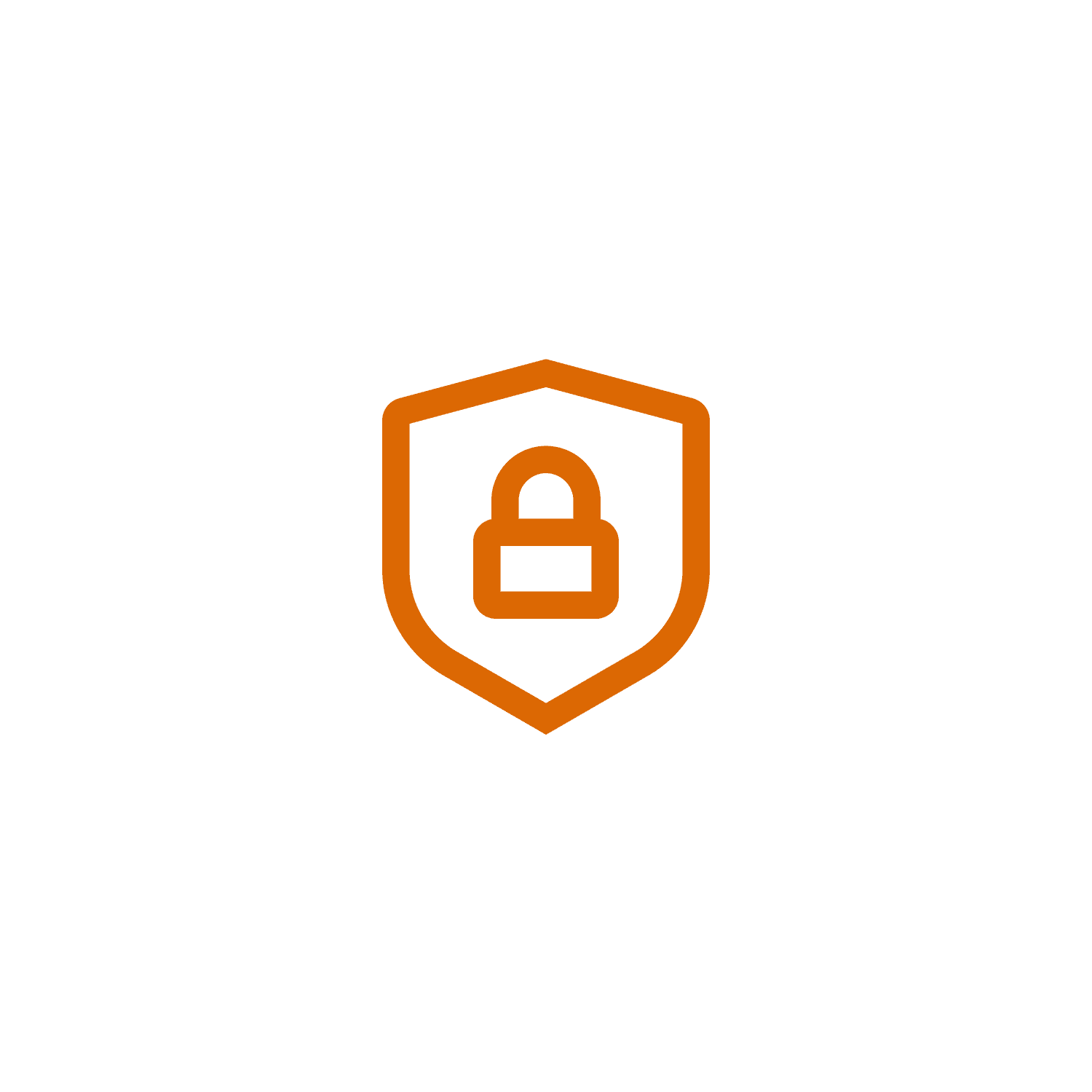 lock inside a shield icon