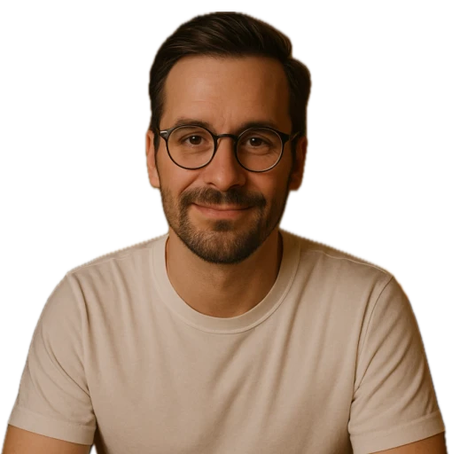 Smiling person in professional work related scenery