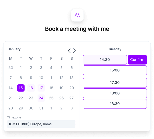 Akiflow Meeting Scheduling Link