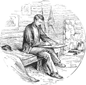 Soldier writing home.1673