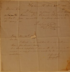 aler letter re slaves