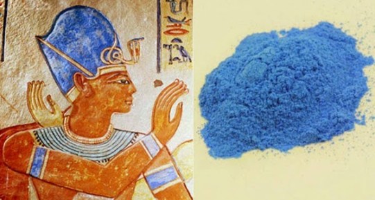 BBB: Le bleu égyptien, premier pigment artificiel connu
