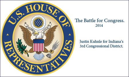 justin kuhnle, indiana's 3rd congressional district, marlin stutzman, republicans, democrats, house of representatives 2014, midterms 2014, indiana