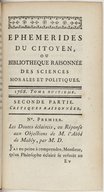 Les doutes éclaircis ou réponse aux objections de M. l’abbé de Mably. Troisième partie <br> Vauguyon. 1768
