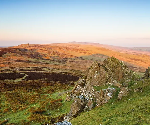 The Preseli Mountains at sunrise