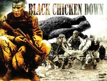 black chicken down