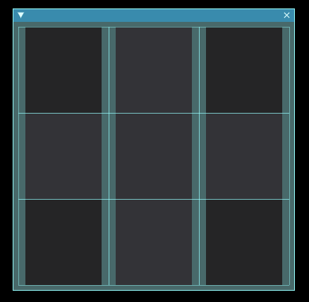 DearPyGui Grid