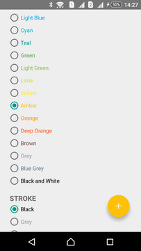 Amber Color