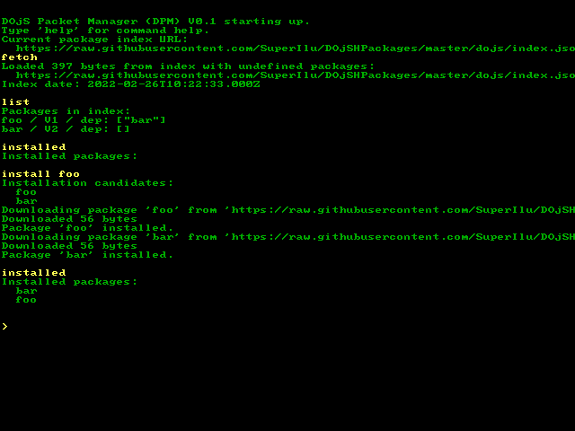 DOjS example