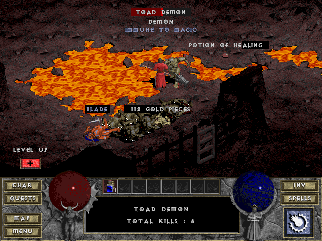 Monster lifebar+items
