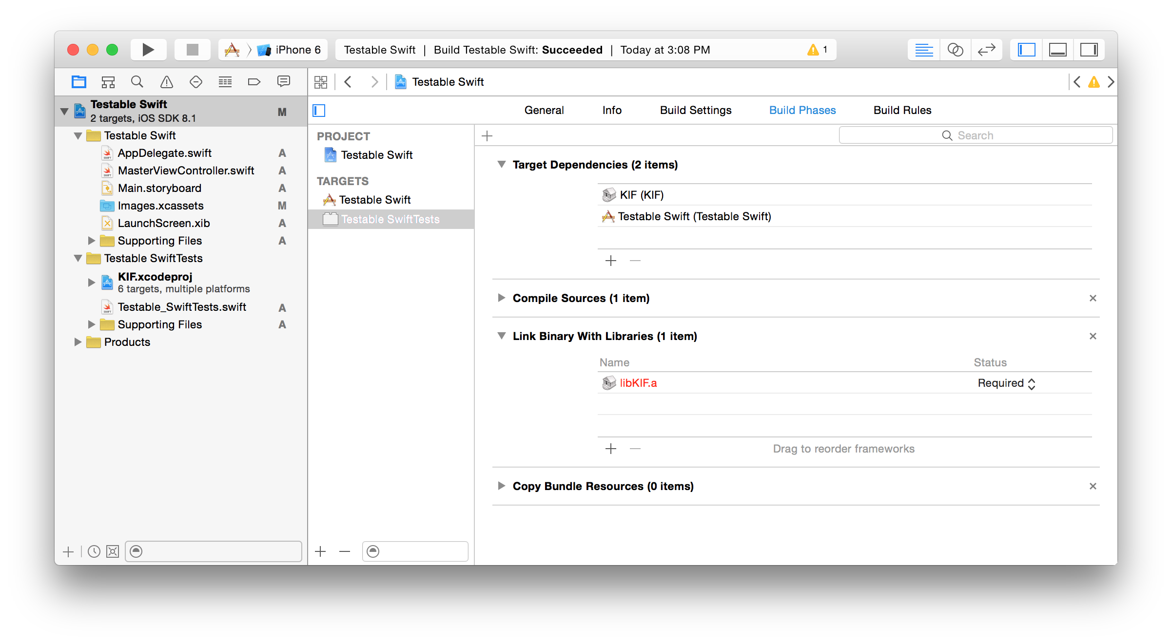 Add libKIF library screen shot