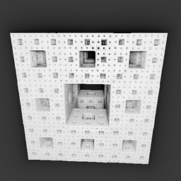 Animated menger sponge