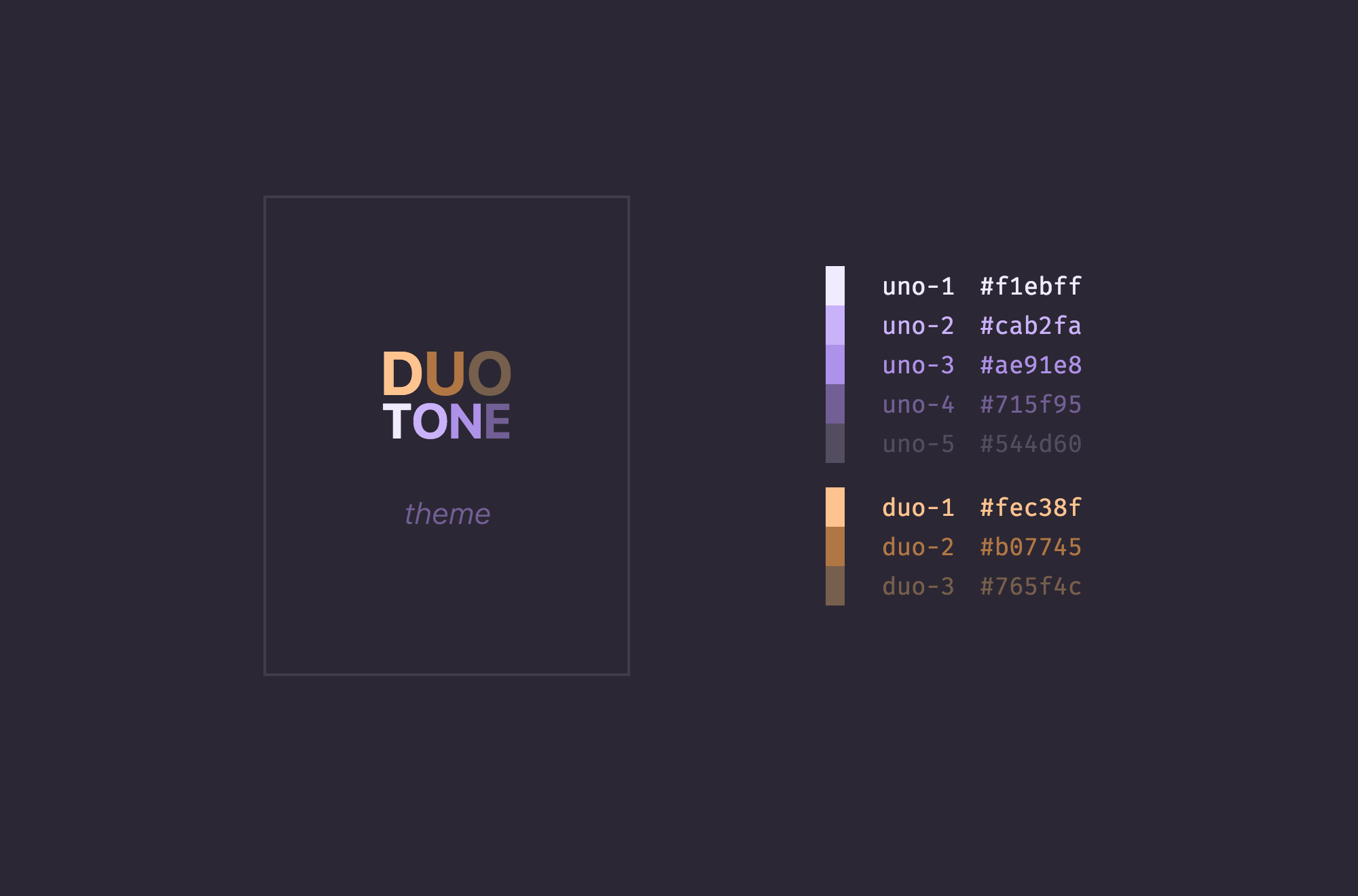 DuoTone Theme
