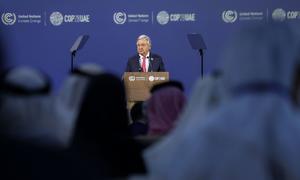 O secretário-geral da ONU, António Guterres, fez um apelo na abertura da Cúpula  do Clima, COP28, afirmando que ainda é possível evitar o “colapso e incêndio do planeta” se os líderes mundiais agirem com urgência e vontade política.