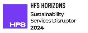 GLYNT_Site_AwardTiles-01 Award Badge: HFS Horizons Sustainability Services Horizon 1 Disruptor, 2024