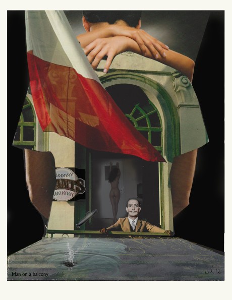 Man on a balcony