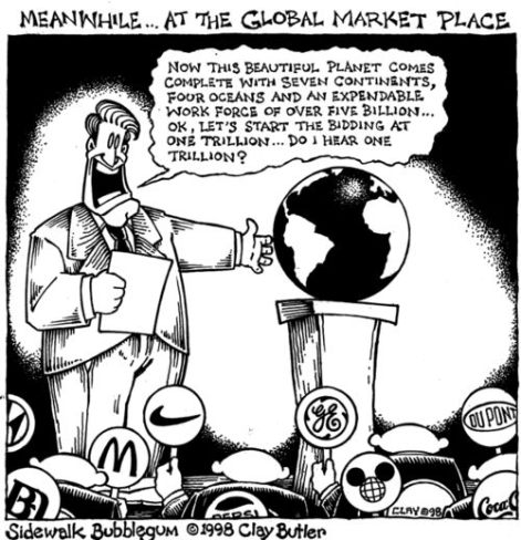 Meanwhile At The Global Market Place