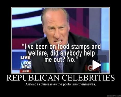 Republican Celebrities Food Stamps