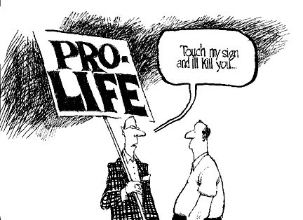 Pro Life Touch My Sign And I'll Kill You