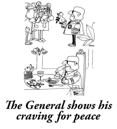 The General Shows His Craving For Peace