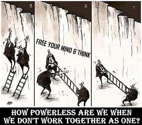 How Powerless Are We When We Don't Work Together As One