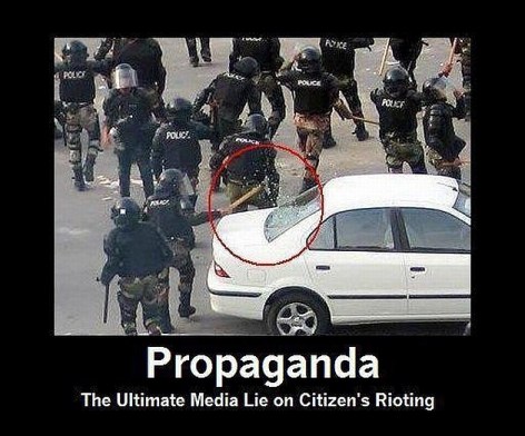 Propaganda The Ultimate Media Lie On Citizen's Rioting