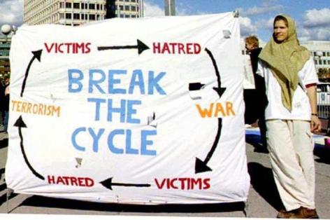 Break The Cycle Victims Hatred War Victims Hatred Terrorism