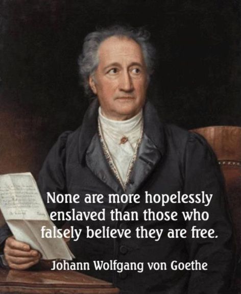 Johann Wolfgang von Goethe Enslaved