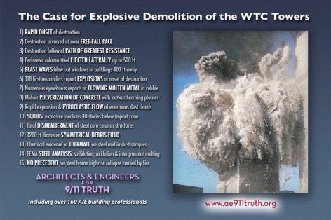Architects & Engineers For 9-11 Truth Case Explosive Demolition WTC Towers