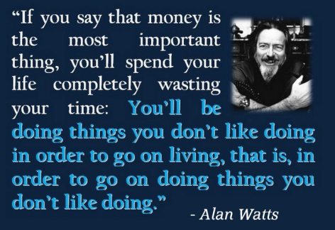 Alan Watts If You Say That Money
