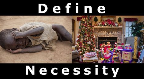 Define Necessity Christmas